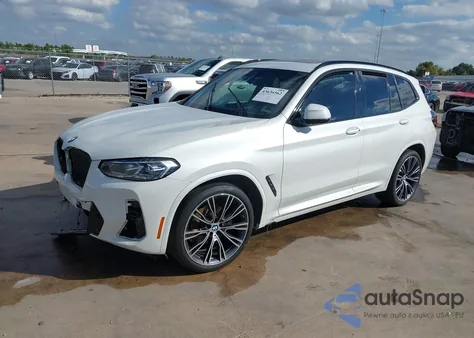 2022 BMW X3 Sdrive30I z USA, uszkodzony, nr VIN 5UX43DP09N9K81688